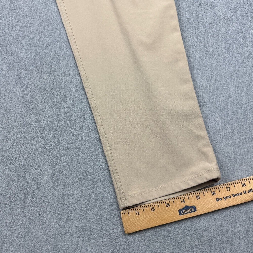 Lululemon Pants Men 38 Beige ABC Slim Fit 30"‎ Warpstreme Flat Front M5972S - Picture 9 of 13